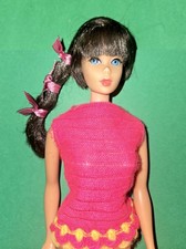 Vintage 1968 Talking Barbie #1115 Brunette Head on TNT Body, Orig. Bathing Top. picture