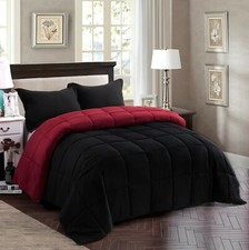Down Alternative Comforter Set 3 PCS with Shams All Season Reversible Comforter picture