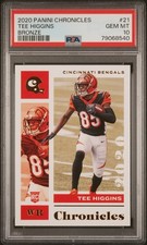 2020 Panini Chronicles TEE HIGGINS Bronze #21 PSA 10 picture