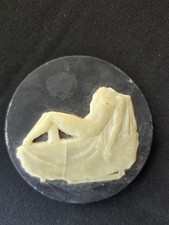 Antique John Flaxman Wax on Slate Relief Medallion 8cm Percy Bysshe Shelley picture