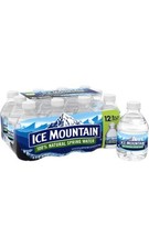 Ice Mountain 100% Natural Spring Water, 8-Ounce (12 Pack) picture
