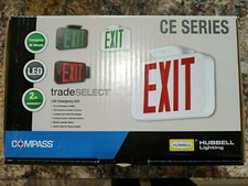 Compass CE Series Trade Select LED Emergency Exit Lighted Sign picture