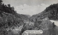 Highway Scene on US 25 near Jellico TN Tennessee Vtg Postcard H1 picture