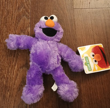 New Rare Purple Classic Elmo Sesame Street Plush 10