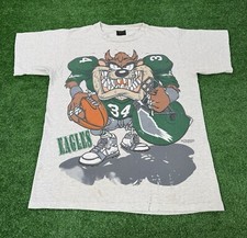 Remake Philadelphia Eagles Taz Looney Tunes 90s Short Sleeve T shirt HN2472 picture