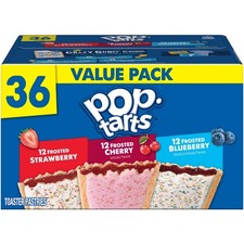 Pop-Tarts Toaster Pastries, Breakfast Foods, Kids Snacks, Variety Pack 36 Pop picture