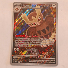 The Pokémon Company Noctowl 141 SV Scarlet & Violet Promo Holo ENG 2024 100 HP picture