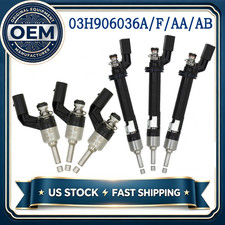 OEM 03H906036A 6PCS Fuel Injectors For Volkswagen CC 3.6L Passat Touareg 3.6L picture