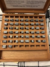 Kingsley hot foil stamping Ornaments, over 50 RARE HTF vintage letterpress picture