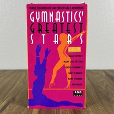 1991 Gymnastics Greatest Stars VHS ABC Sports Vintage Documentary Movie Film picture