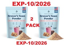 Lot of 2 Mommy Knows Best Brewers Yeast Powder 15oz SEE PIC 4 DATE picture