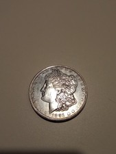 1891-P Morgan Silver Dollar VF Details Cleaned picture