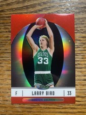 2006-07 TOPPS FINEST LARRY BIRD #41 REFRACTOR PARALLEL BOSTON CELTICS NM-MT picture