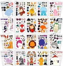 Sinceroduct Make Your Own Stickers Make-a-Face Stickers for Kids (60 Pack) picture