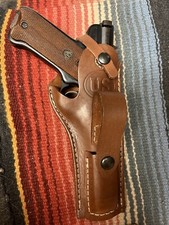 Leather Holster w/ Spare Mag Pouch for Fits Ruger Mk I II III  5 1/2