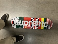 FW13 Supreme Flags Skateboard Deck picture
