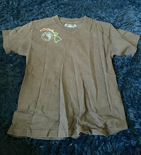 t&c Surf Designs Brown Graphic Logo Crew Neck Short Sleeve Cotton T-Shirt M picture