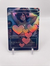 MTG Food Token Foil waifu fanart Style EDH Playtest Commander V211 picture