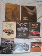 Ultimate Car Enthusiast & James Bond 007 8-Book Hardcover Coffee Table Lot picture