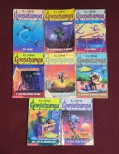 Goosebumps lot of 8 Original 1990's Books R. L. Stine rougher condition picture