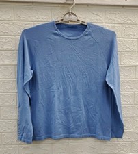 New J.Mclaughlin Jamey  Sweater Jewelry Button On  Sleeves Bright Blue  Sz Large picture