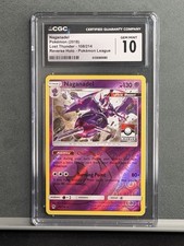 NAGANADEL Eng 2018 POKEMON LEAGUE STAMPED Lost Thunder 108/214 CGC GEM MINT 10 picture