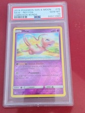 2019 Pokémon S&M  MEW-REV FOIL #76 PSA1 10 picture