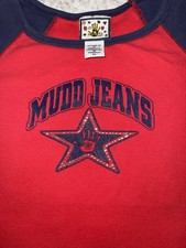 Mudd Vintage Y2K Graphic Baby Tee Olive Green Cotton Dinky Donuts Distressed S picture