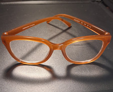 Adrienne Vittadini Readers +2.50 Brown Autumn Fall Eyeglasses Square Statement picture