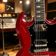 Only sold to USA Custom SG Gloss Red Electric Guitar Chrome Hardware picture