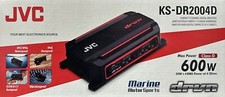 NEW JVC KS-DR2004D Compact 4-Channel Marine / Motorsports Amplifier, 50W RMSx4 picture