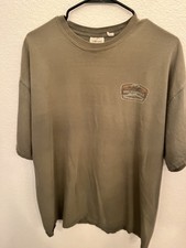 Vintage Breckenridge Colorado Men’s XL T-shirt Olive Green  24” Wide X 30” Long picture