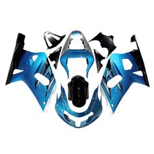 Injection Black Blue Fairings For Suzuki 2000-2003 GSXR600 GSXR750 ABS Bodywork picture
