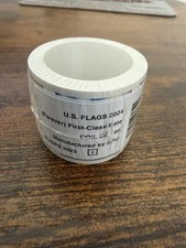 Roll Of 100 2024 US Flag First Class Postage - Free Same Day Shipping picture