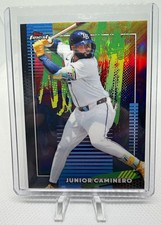 JUNIOR CAMINERO 2026 Topps Finest OIL SPILL SSP #47 Rays picture