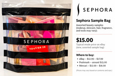 Sephora Sample Bag Assorted Samples Beauty Makeup Skincare Sample Size picture