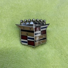 Late 1960s Cadillac Hood Emblem Great Condition Vintage Original picture