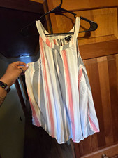 Torrid Women’s Multicolor Striped Round Neck Sleeveless Tank Top Plus 3XL picture