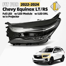LED Non-Projector Headlight For 2022-2024 Chevy Equinox LT RS W/LED DRL Left picture