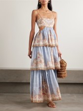 ZIMMERMANN Daylight Tiered Maxi Dress size 0 picture