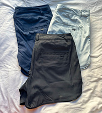 Oakley Chino Golf Shorts Lot of 3 Navy Gray Black picture