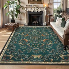 Geometric Bohemian Area Rug Washable Non Slip Living Dining Room Nursery picture