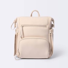 Cloud Island Mini Boxy Solid Backpack Diaper Bag - Blue picture