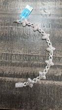 925 Sterling Silver Moissanite Clover Link Bracelet 8.5in VVS D Color Iced Out picture
