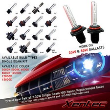 Two Xentec 35W 55W HID Xenon Light Kit REPLACEMENT BULBS H1 H3 H4 H7 9006 5202 picture