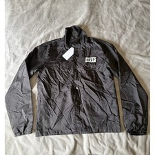 Neff x Disney Mickey Mouse Ice Cream Coaches Jacket Black Mens Medium New picture