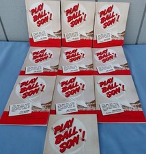 PLAY BALL SON DUNNE 1940s FORD MOTOR VTG.INST. BOOKLET BASEBALL 6 LOT/5~ NOS picture