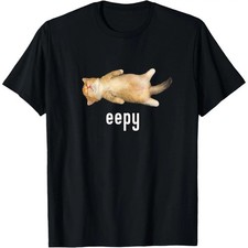 Eepy Cat, Silly Sleepy Cat Meme T-Shirt picture