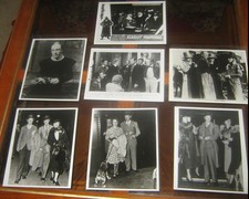 Great Lot of (7) Leslie Howard Repro. Photos- Some Rare Candids of Him & Family picture