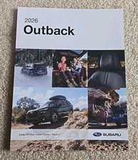 2026 Subaru Outback Original Sales Brochure - All New picture
